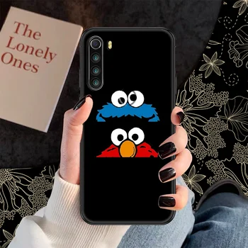 Cookie Monster Sesame Street Telefon primeru Za Xiaomi Redmi Opomba 7 7A 8 8T 9 9A 9, 10 K30 Pro Ultra black soft funda silikonski prime