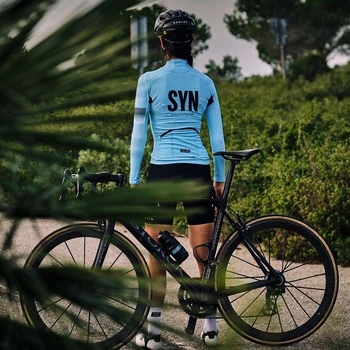 Poletje žensk dolg rokav kolesarska oblačila 2022 Biehler SYN Bela Kolesarjenje majice Cestno kolo MTB Jahanje jersey