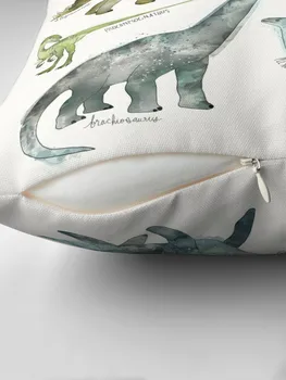 Pillowslip Dinozavri Vrgel Blazino Bombaž Dekor Vzglavnik Doma Blazine Pokrov 45*45 cm