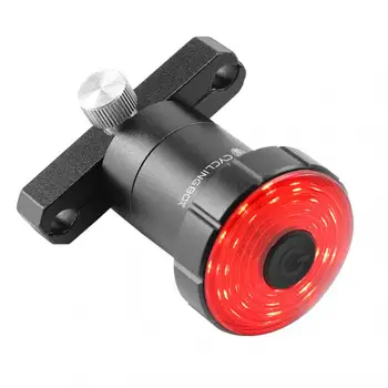 Izposoja Rep Lučka Auto-sensing Pametne Zavore USB Polnjenje Gorsko Kolo Svetlobe Noč Jahanje opozorilna Lučka Kolesarske Opreme,