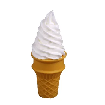 Simulacija Sladoled Ponaredek CupCake Cone Model Veren Sladoled Fotografija Rekviziti Hrane Model