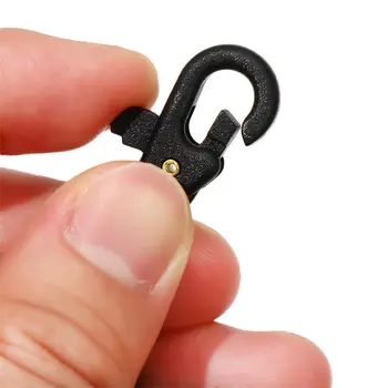 1Pc Paracord Keychain Vrvica za opaljivanje tega Trikotnika Sponke Key Ring Padalo Kabel Visoke Trdnosti Sili Preživetje Nahrbtnik Dodatki