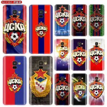 Telefon Primeru Za Samsung Galaxy A52 A32 A42 A12 A72 5G A50 A51 A21S A3 A5 A6 A7 A8 Plus 2017 2018 Star PFC CSKA Moskva logotip
