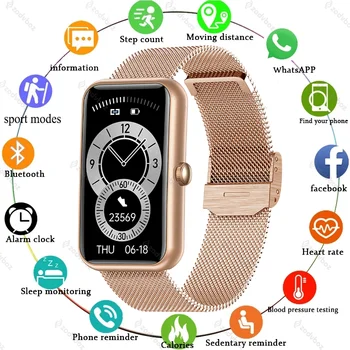 2021 Nove Pametne Band Watch Fitnes Tracker Zapestnica Nepremočljiva Smartwatch Srčnega Utripa Kisika V Krvi, Za Huawei Xiaomi