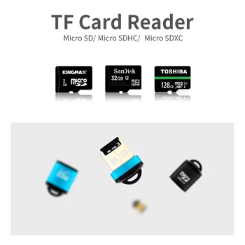 USB na Micro SD/TF Card Reader USB 2.0 Mini Mobilni Telefon, Pomnilniško Kartico Bralec High Speed USB Adapter Za Prenosnik Dodatki
