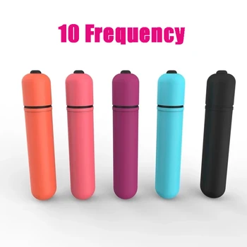10 Hitrost Mini Bullet Vibrator Vaginalne Masaža Dildo Sex Igrače Za Ženske, G-spot z vibriranjem Klitoris Stimulator Ženski Masturbator