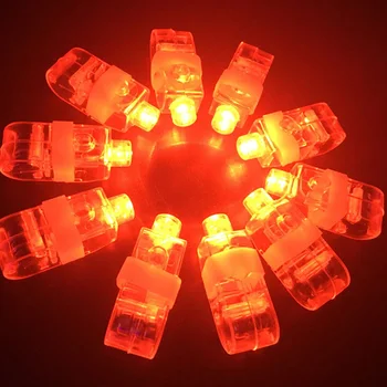 50Pcs / Veliko LED Prst Luči Žareče Slepi, Barvni Laser, ki Oddaja Svetilke Poročno Slavje Festival Otrok Rojstni dan Stranka dekor