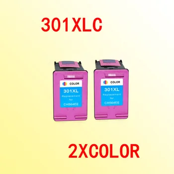 2x barve, črnila, kartuše, združljive za hp301 301xl združljiv za 301 Deskjet 1000/1050/2000/2050/J410a/J510a