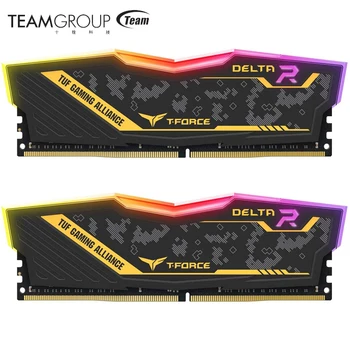 TEAMGROUP RGB DDR4 8GB 3200MHz 16GB 3000MHz CL16 T-Delta Force TUF Gaming Zavezništvo Namiznih Iger na srečo Pomnilnik Ram