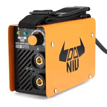 Mini Električni Varilni aparat za MMA-200 AC230V 200A Prenosni IGBT DC MMA Inverter Loka EU Vtič z 2Meter Kabel za Dom Varjenje