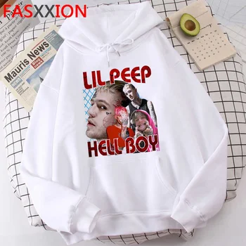Lil Peep hoodies moški 2021 natisnjeni moški pulover Preobsežne