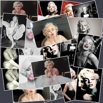 25pcs Marilyn Monroe Nepremočljiva Risanka Nalepke Za skateboard Prenosni Kovček Nepremočljiva Decals Lepoto Dekle Računalnik Nalepka