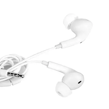 V uho Bas Mobile Stereo Žične Slušalke 3.5 mm Šport Čepkov za Pametne telefone Slušalke Z vgrajenim Mikrofonom Slušalke
