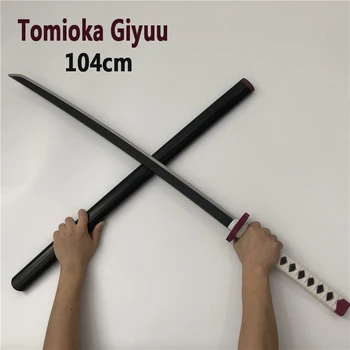 104 cm novega Kochou Shinobu Sowrd 1:1 Demon Slayer Cosplay Meč Anime Ninja Nož Kimetsu ne Yaiba Meč Orožje PU Prop Model