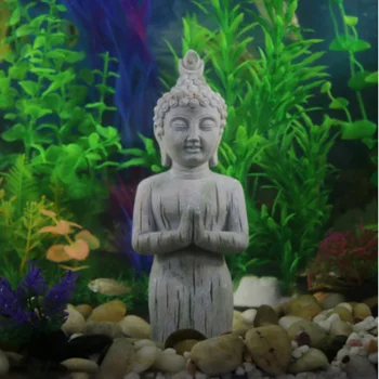 Krajinsko Akvarij-Dekoracijo Tank - Ornament Članica Fish Tank Buda Plazilci Doma Figur Sedel Doma Vrt Dekoracijo