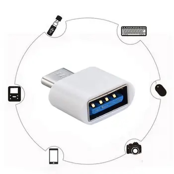 2Pcs Micro USB moški USB 3.0 adapter Tip-C, da OTG Pretvornik za Android tablični telefoni