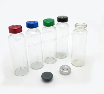 30 x 30 ml Jasno Injiciranje Steklena Tehtnica z Aluminijem Flip Skp 1oz Steklo Prazne Nego Kože Medicine, Steklene Posode,
