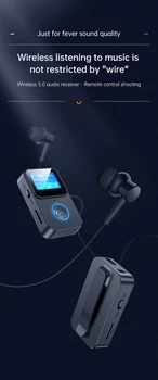 Mini MP3 Predvajalnik Prenosni Bluetooths-združljiv zvočni sprejemnik kartica z LCD zaslonom Podpira TF Kartice daljinsko vodene kamere Šport Igralec
