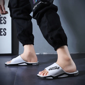 2021 Nov Slog Poletje Stran Čevlji Moški Trend Design Flip Flops Človek PVC Kakovosti Plaži Sandali Non-slip Zapatos Hombre Priložnostne Čevlji