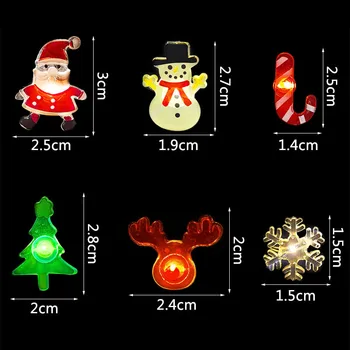 2Meters LED Snjegović Božič Banner Žareče Santa Claus Elk Svetlobe Garland za Xmas Tree Dekor Navidad Novo Leto 2022 Odlikovanja