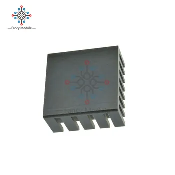 10PCS Sevalnih Fin 20x20x10mm Črne Reže Vsakdanji CPU Hlajenje Fin hladilnega telesa