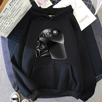 Novo Full Metal Sidas Vader pulover s kapuco za Moške in Ženske Disney Star Wars Majica Jeseni Toplo in Udobno Hoodie