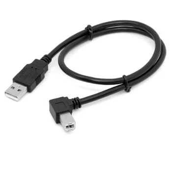 Visoka kakovost Koleno 90 stopinj black 0,2 M 0,5 M do 1,5 M 2,0 M USB 2.0, USB A-B moški moški Tiskalnika, optičnega kabla