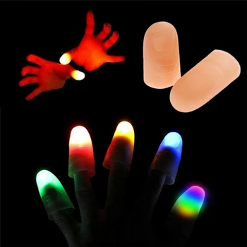 LED Prst Luči Magic Trick Rekviziti Žareče Slepi, Barvni Laser, ki Oddaja Žarnice Božično Praznovanje Festival Stranka Dekor Darilo