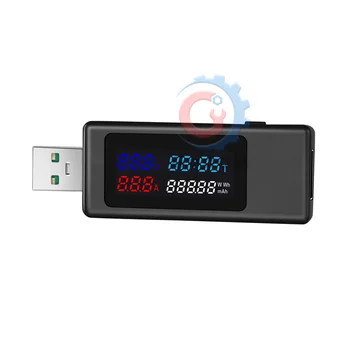 DC4-30V USB Testera DC Power Meter Digitalni Voltmeter Meter Prikaz Časa Moči Banke Trenutno Napetost Tester Detektor