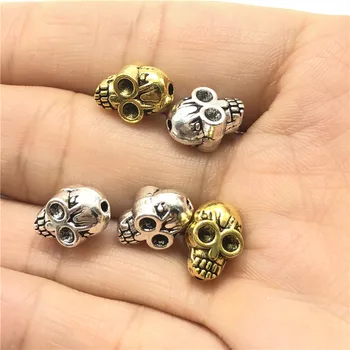 15pcs Halloween lobanje perforirano priključki kroglice za nakit, izdelava DIY ročno zapestnico, ogrlico opremo material