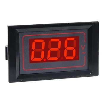 AC50-500V Majhen Zaslon Napetost Meter LED Voltmeter Digitalni Voltmeter Dve žice, Neposredno Tip