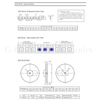 (20 kos) D882 SOT-89 2SD882 SMD high current tranzistor Avdio ojačevalnik stikalo
