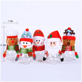 Božično Darilo Vrečke Bonbonov Kozarec Za Shranjevanje Steklenice Santa Vrečko Sladko Božič Sladkarije Vrečko Škatle Otrok Otroci Darila, Novo Leto 2020 Navidad
