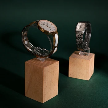 Lesene C watch imetniki watch stojalo za nakit organizator nakit nakit zaslon primeru zapestnico, stojala predstavitev po meri