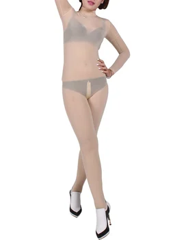 (MS018) Nov modni super pregleden korejski uvoz svile polno kritje bodysuit fetiš zentai catsuit najlon crossdresser hlačne nogavice