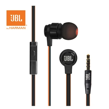 JBL T180A Stereo Globok Bas Igra Glasbo, Slušalke in-Ear Slušalke Tekaški Športni Čepkov Čiste Glasbe, Slušalke z Mikrofonom