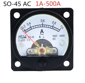 TAKO-45 AC Analogni Ampermeter 1A 2A 3A 5A 10A 20A 15A 30A 50A itd, Kazalec merilnika/Tekoči Meter/Plošči Merilnik