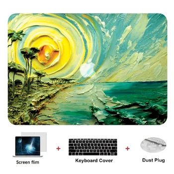 Oljni sliki serije laptop torba je primerna le za novi MacBook Pro 14 AA2442 2021 laptop torba model Pro16 2021 A2485