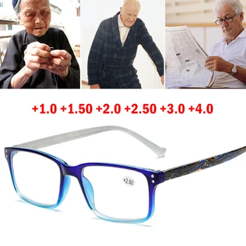 2021 Nov Pravokotnik Daljnovidnost Obravnavi Očala Moški Ženske Presbyopic Bralec Očala Očala 1.0 1.5 2.0 2.5 3.0 3.5 4.0