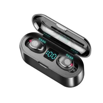 F9 Tws Bluetooth, združljiva 5.0 Slušalke Brezžične Slušalke Z Mikrofonom Polnjenje Box Mini Čepkov Športne Slušalke Za Pametni Telefon