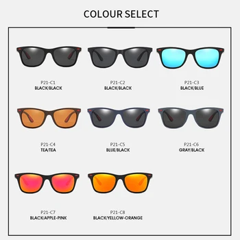 Blagovno Znamko Design Polarizirana Sončna Očala Moški Ženske Voznik Odtenki Moški Vintage Sončna Očala Moških Spuare Ogledalo Poletje UV400OculoS