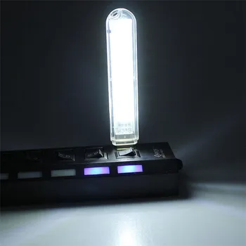 1/2PCS 8 LED Mini Prenosni USB Lučka DC 5V Kampiranje USB Razsvetljava za Prenosni RAČUNALNIK, Mobilni Moči Banke Pripomoček