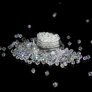 Vrhunska 4 mm 200pcs/veliko bicone kristalno kroglice steklene bicone obliko beading pribor Svoboden osnovo za zapestnico, Nakit, Izdelava