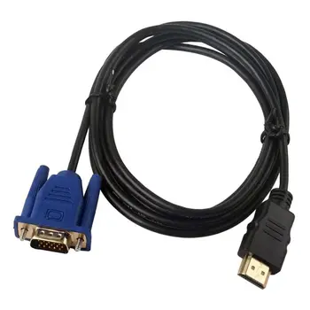 1M HDMI na VGA D-SUB Moški Video Kabel Vodila za HDTV PC Računalnik, Monitor