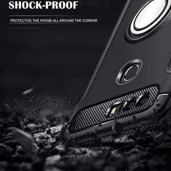 Shockproof Pokrov Tesnilo Primeru Za Huawei Honor 8 9 Lite V9 Igrajo V10 Opomba 10 Mat Mehka Silikonska Nazaj Lupini 7X 8X Max Imetnik Stanovanjske