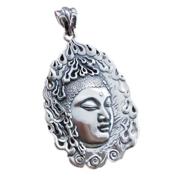 Tajski srebro Buda Sterling Srebro S925 srebrni obesek za moški in ženska