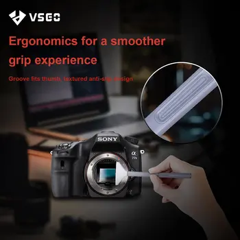 VSGO Srednje Format Senzorja Fotoaparata Čiščenje Kompleta CCD Paličico z Tekoče Čistilo za Velik Format DSLR