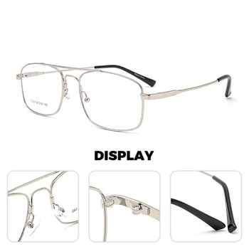 Titana Očal Okvir Moški Modni Očala Optičnih Očal Kvadratnih Upogljivi Očala Okvirji Recept Obravnavi Očala