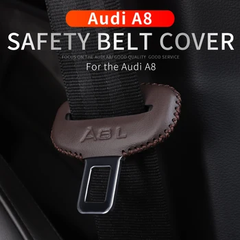 Za 11-22Year Audi a8 pribor D5 Spremembo Notranje opreme Varnostnega pasu usnjeni zaščitni pokrov