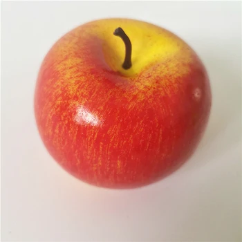 10pcs 8 cm velikost umetno sadje Plastični Ponaredek Sadje umetno rdeče jabolko&umetnih plastičnih ponaredek simulirani rdeče jabolko